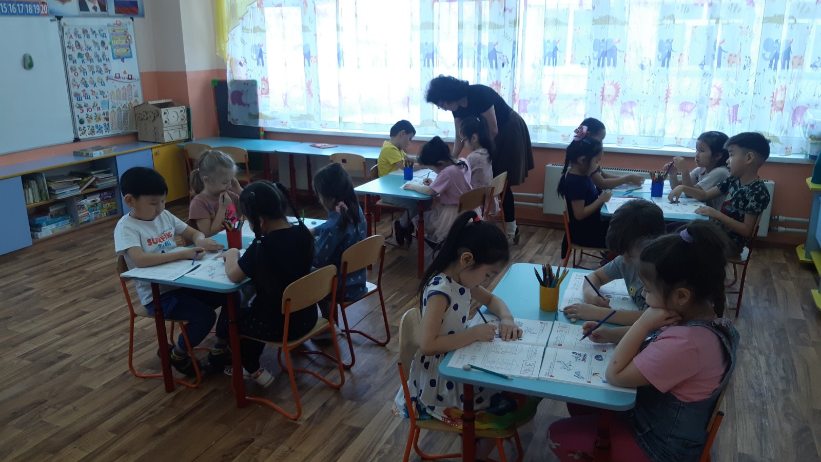 Занятие &amp;quot;Обучение грамоте&amp;quot;.
