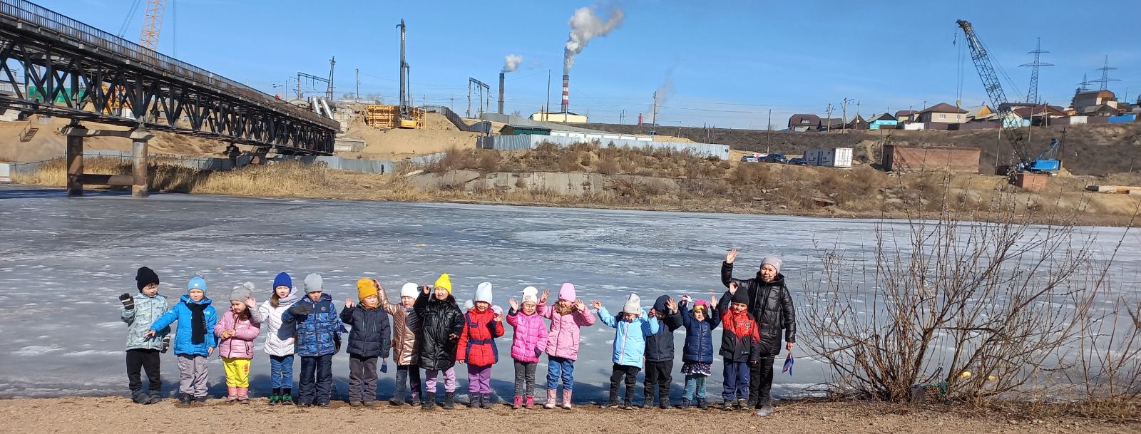 Целевая прогулка к реке Уда &amp;quot;Наблюдение за началом ледохода&amp;quot;.