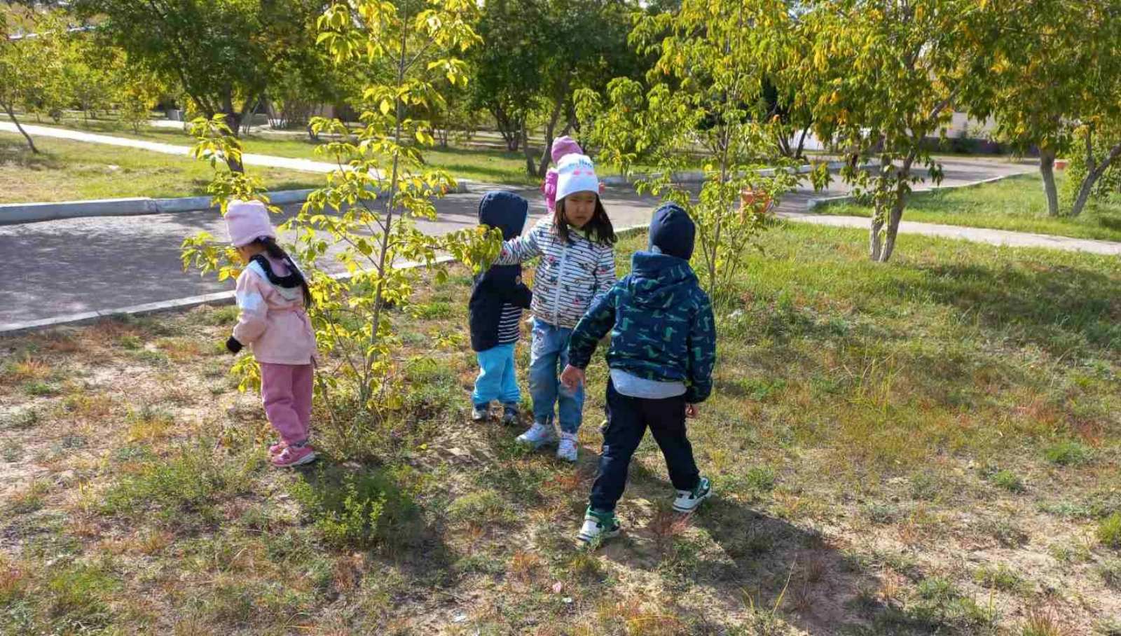 Ознакомление с окружающим миром на тему: &amp;quot;Экскурсия по участку школы и за её пределами&amp;quot;..