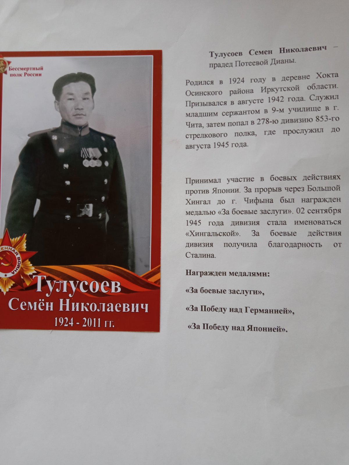 ТУЛУСОЕВ СЕМЁН НИКОЛАЕВИЧ.