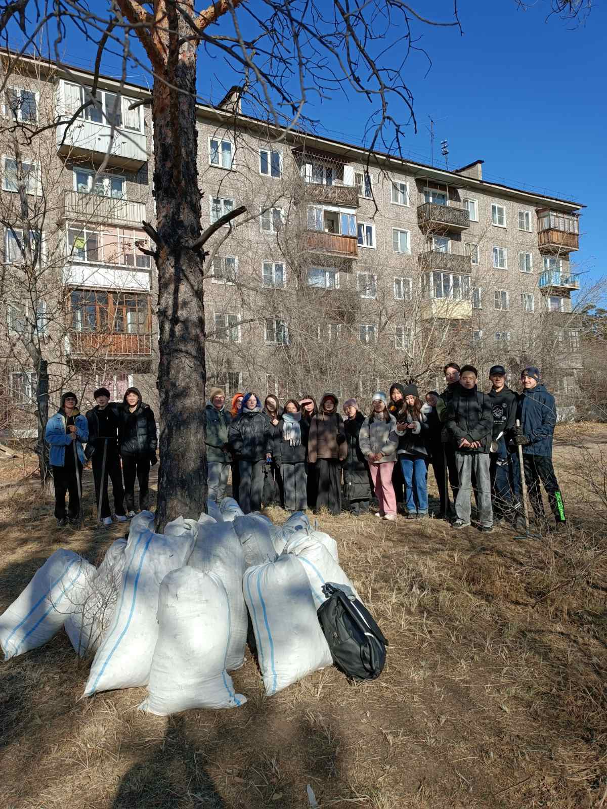 Осенний субботник.