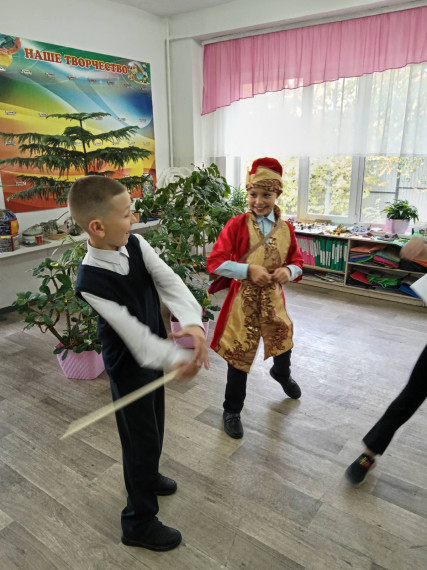 На уроках.